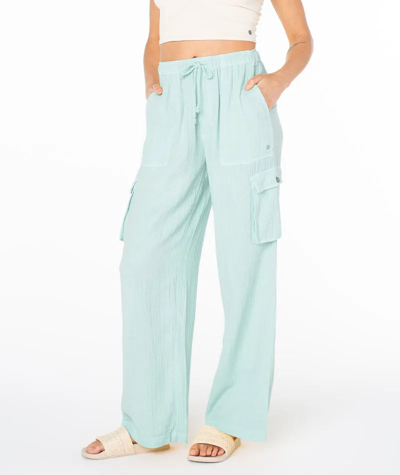 Roxy Womens Pants Precious Cargo Solid