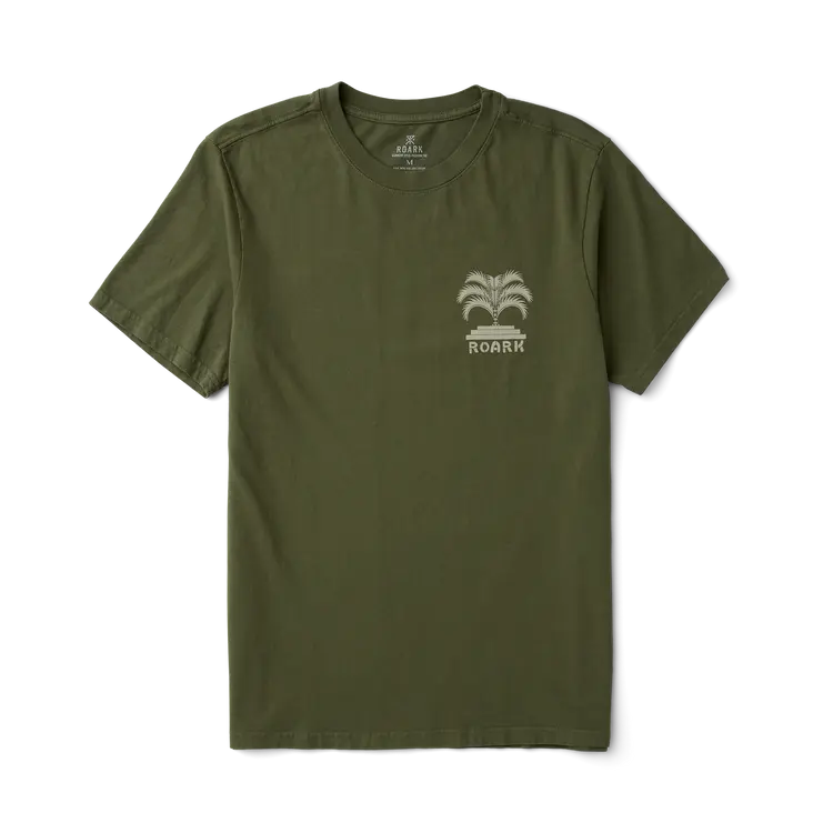 Roark Revival Mens Shirt Moto Palm