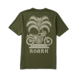 Roark Revival Mens Shirt Moto Palm