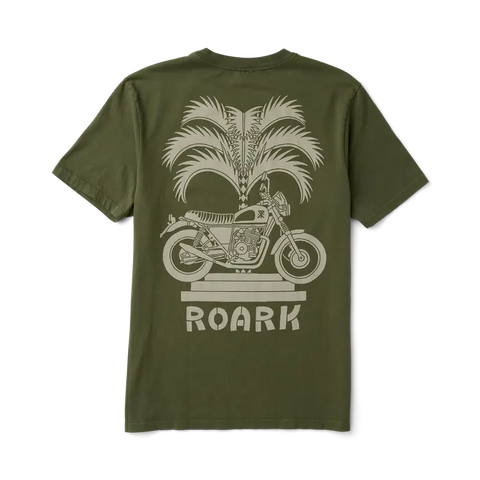 Roark Revival Mens Shirt Moto Palm