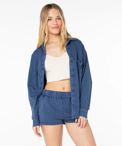 Roxy Womens Shirt Sandpiper Button Up