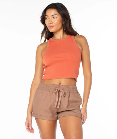 Roxy Womens Tank Top Meant To Be 2 Top