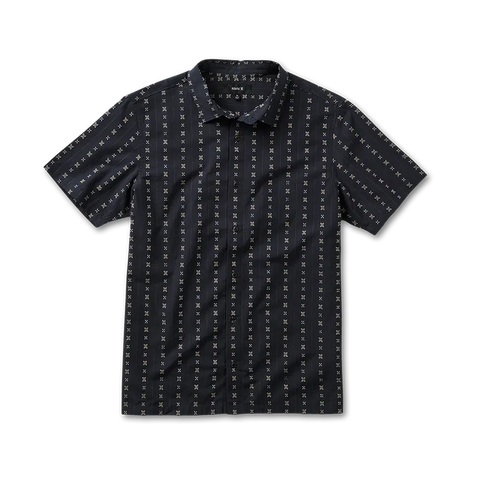 Roark Revival Mens Woven Gonzo Short Sleeve Button Up Shirt