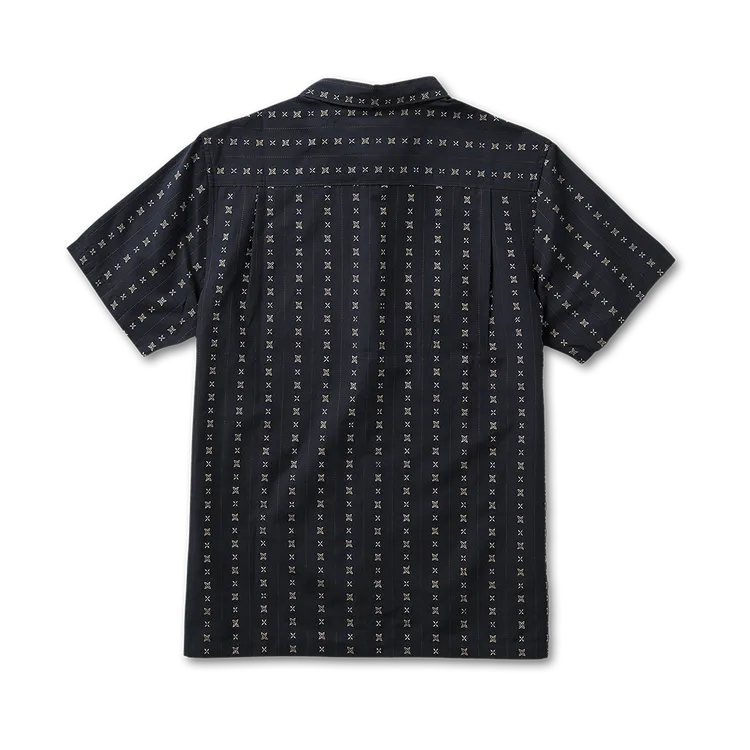 Roark Revival Mens Woven Gonzo Short Sleeve Button Up Shirt