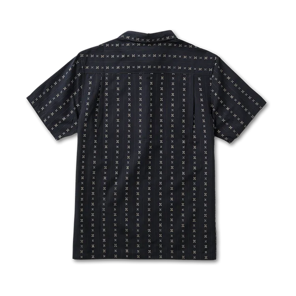 Roark Revival Mens Woven Gonzo Short Sleeve Button Up Shirt