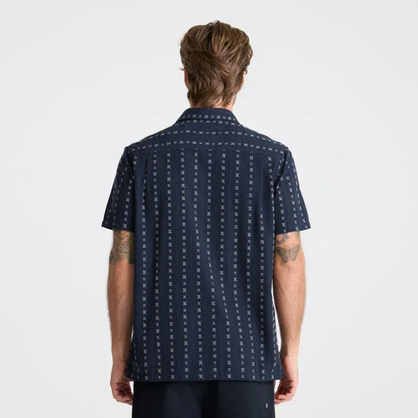 Roark Revival Mens Woven Gonzo Short Sleeve Button Up Shirt