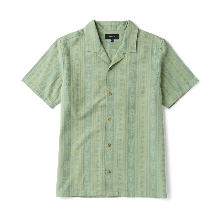 Roark Revival Mens Woven Gonzo Short Sleeve Button Up Shirt