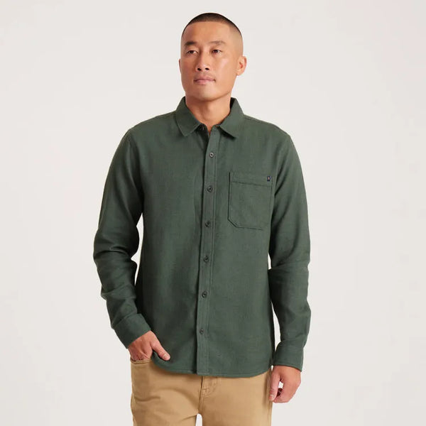 Roark Revival Mens Shirt Crossroads Organic Cotton Flannel