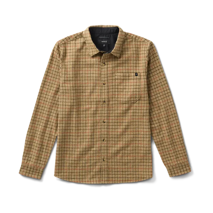 Roark Revival Mens Shirt Crossroads Organic Cotton Flannel