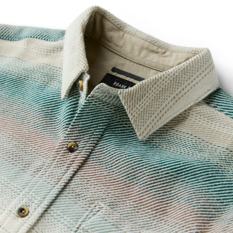 Roark Revival Mens Shirt Crossroads Organic Cotton Flannel