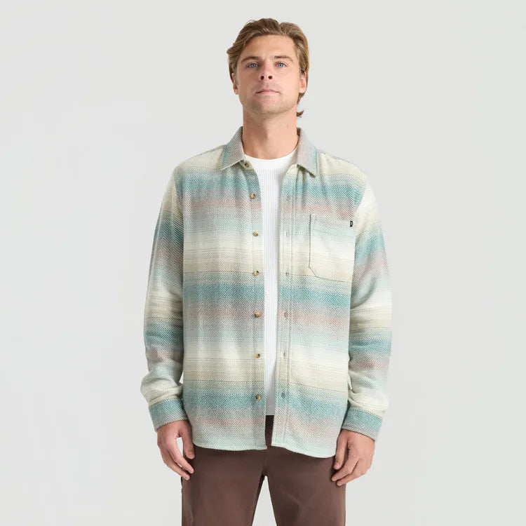 Roark Revival Mens Shirt Crossroads Organic Cotton Flannel