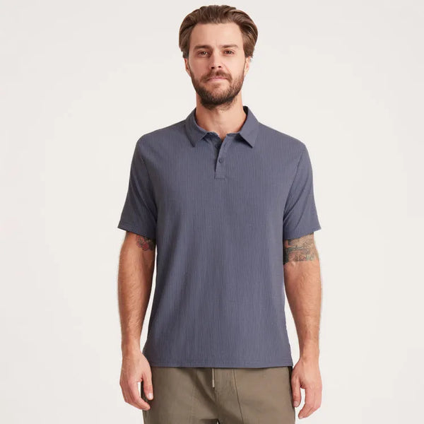 Roark Revival Mens Knit Bless Up Breathable Stretch Polo
