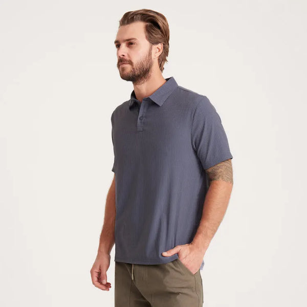 Roark Revival Mens Knit Bless Up Breathable Stretch Polo