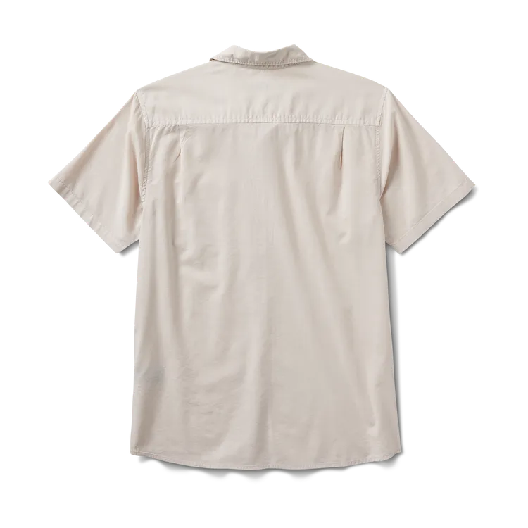 Roark Revival Mens Woven Made To Fade Short Sleeve Button Up Shirt