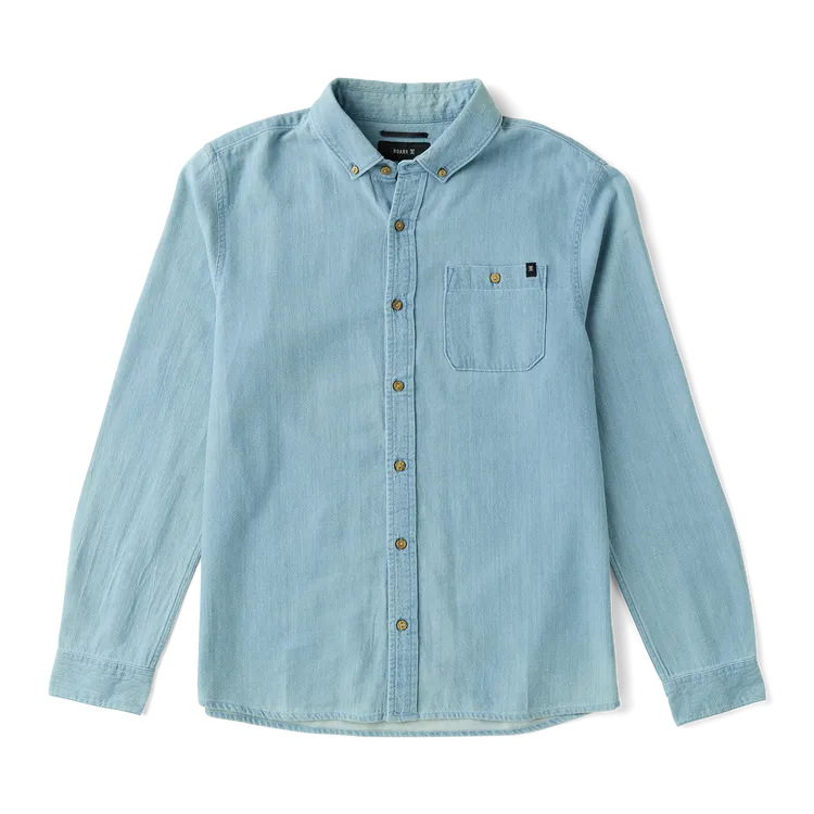 Roark Revival Mens Shirt Scholar Chambray Button Up Shirt
