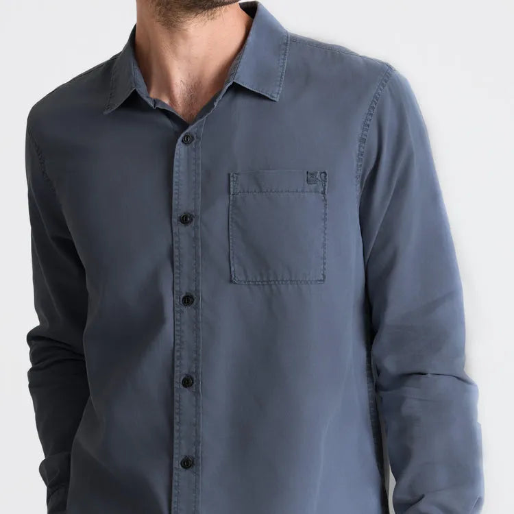 Roark Revival Mens Shirt Made To Fade Long Sleeve Button Up Shirt