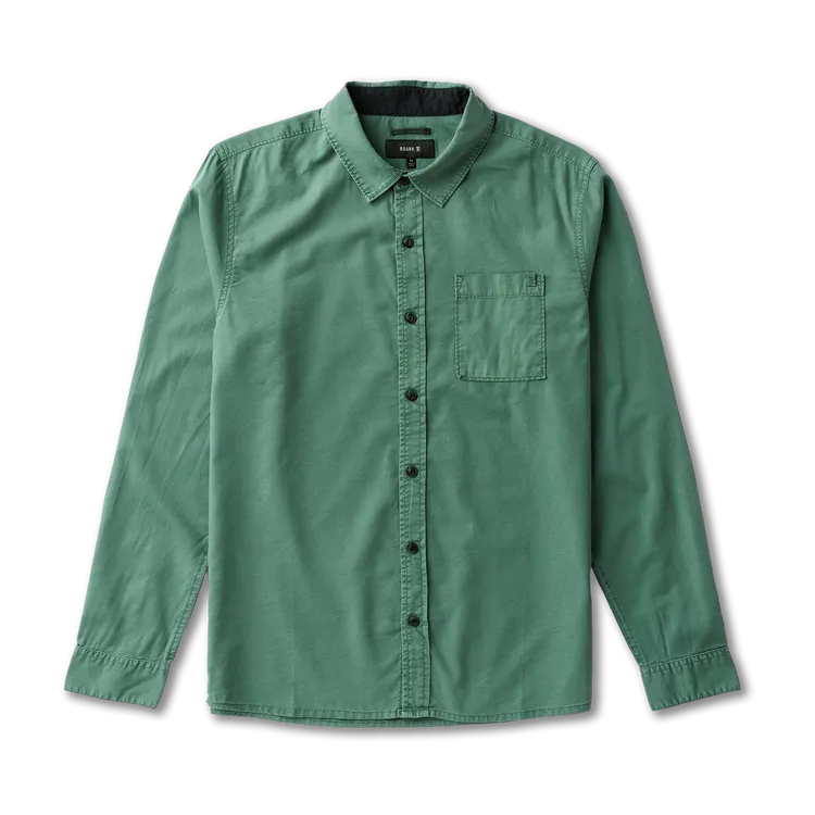 Roark Revival Mens Shirt Made To Fade Long Sleeve Button Up Shirt