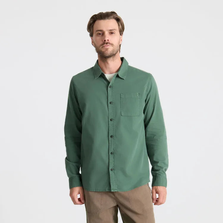 Roark Revival Mens Shirt Made To Fade Long Sleeve Button Up Shirt