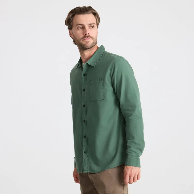 Roark Revival Mens Shirt Made To Fade Long Sleeve Button Up Shirt