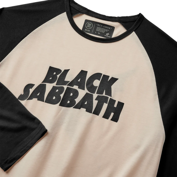 Roark Revival Mens Shirt Black Sabbath Mathis Raglan Tee