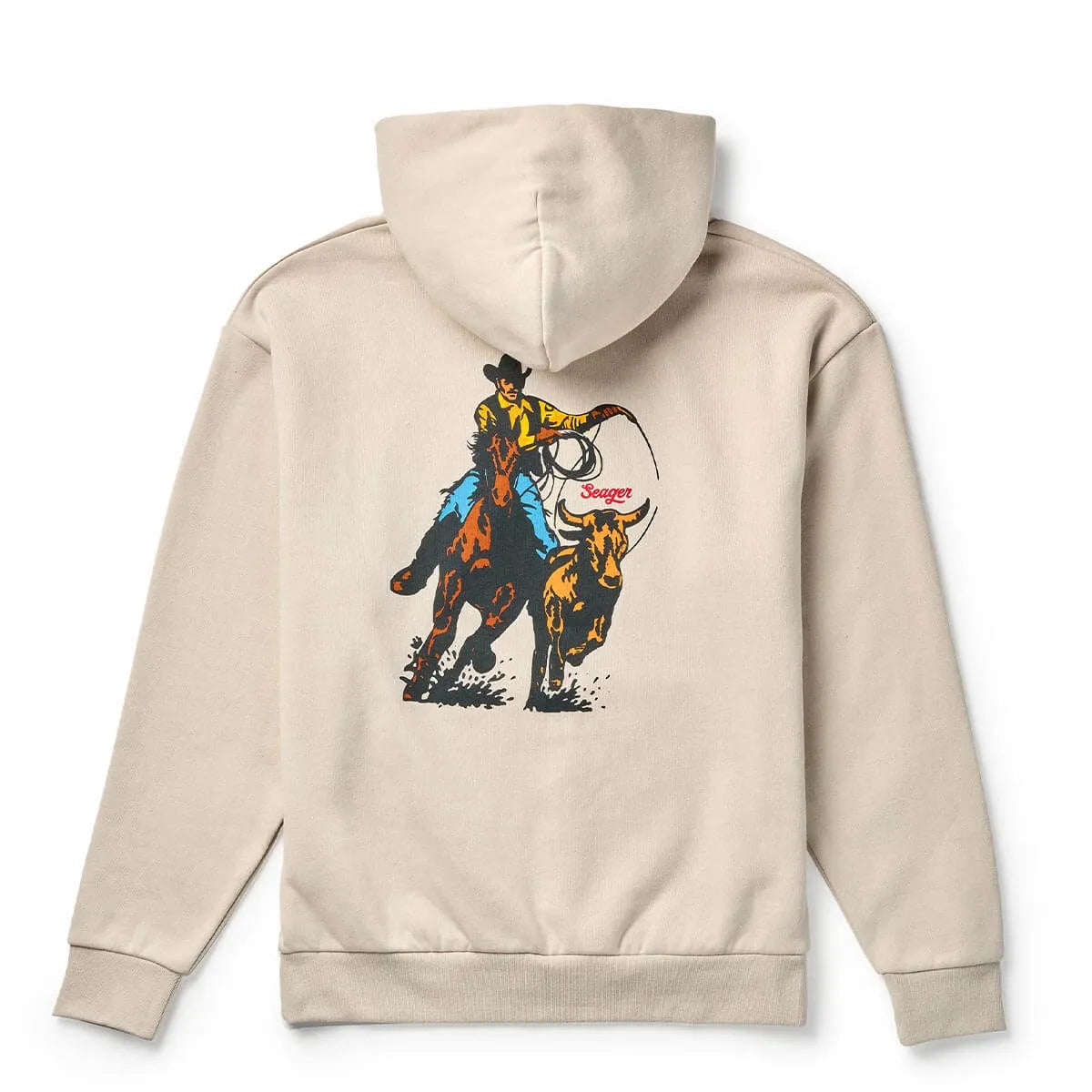 Seager Mens Sweatshirt Rodeo Series Heavy-Weight Hoodie