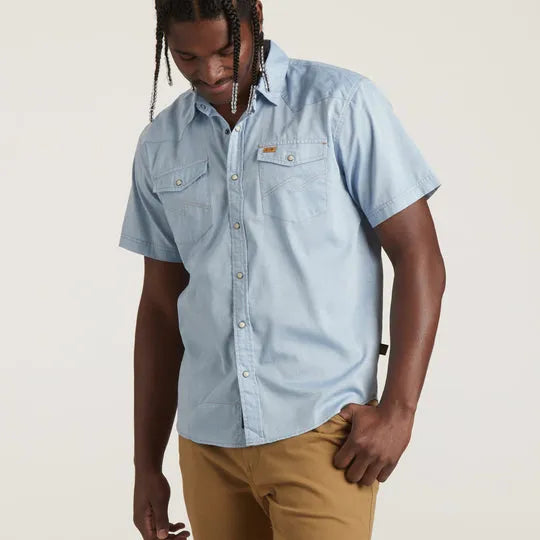 Howler Brothers Mens Woven H Bar B Snapshirt