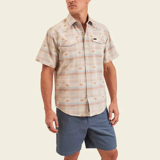 Howler Brothers Mens Woven H Bar B Snapshirt
