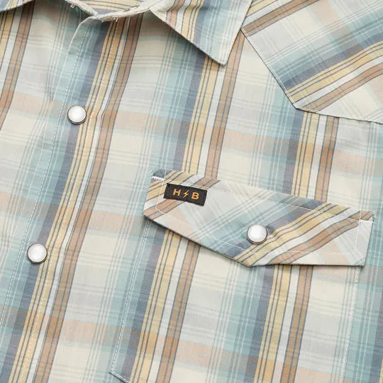 Howler Brothers Mens Woven H Bar B Snapshirt