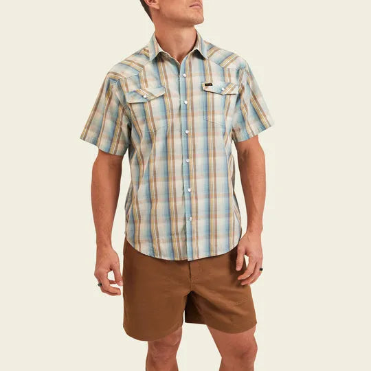 Howler Brothers Mens Woven H Bar B Snapshirt