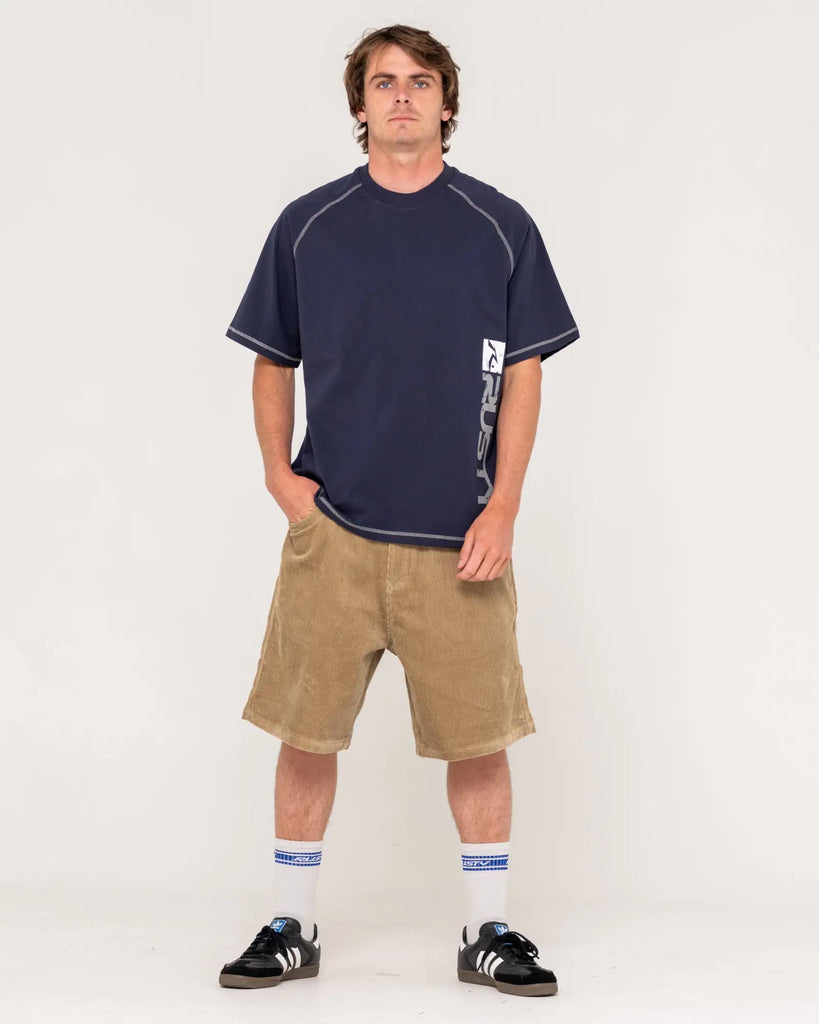 Rusty Mens Shorts Flip Daddy Tapeless Cord