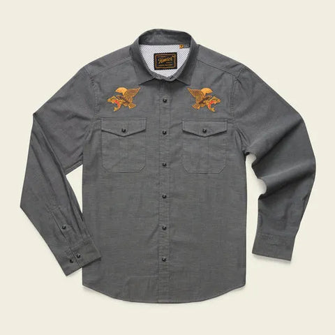 Howler Brothers Mens Woven Gaucho Snapshirt