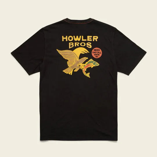 Howler Brothers Mens Shirt Osprey Prey Cotton Pocket