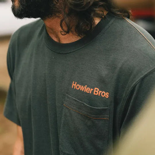 Howler Brothers Mens Shirt Pelican Postage