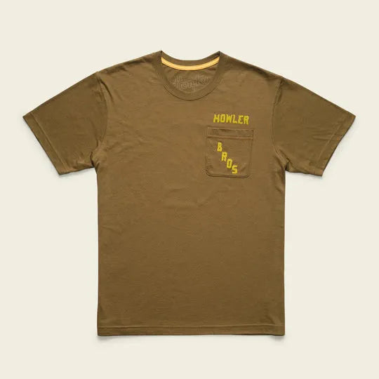 Howler Brothers Mens Shirt Prickly Pear Pocket