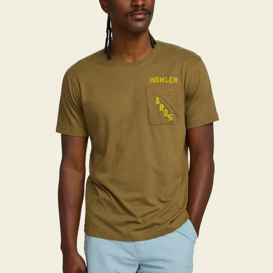 Howler Brothers Mens Shirt Prickly Pear Pocket