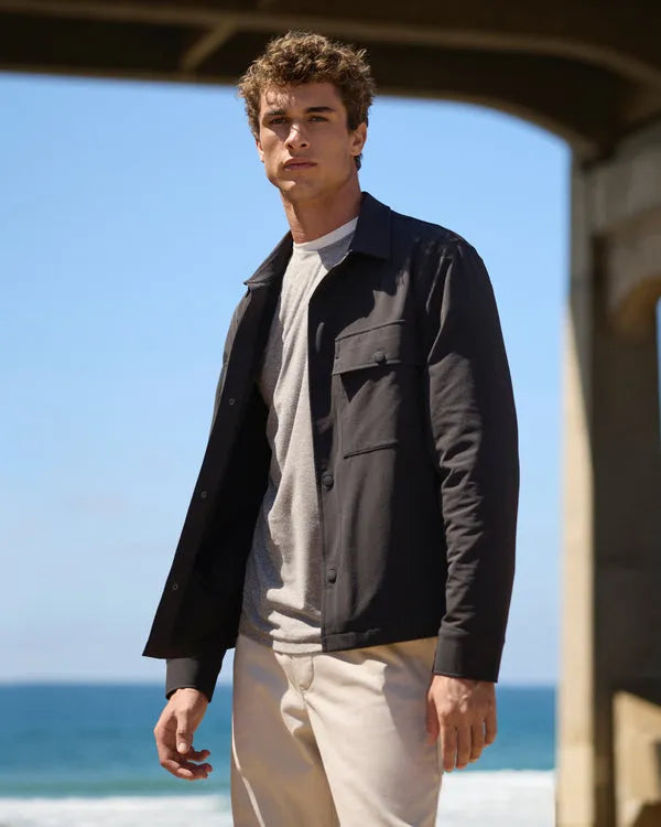 Vuori Mens Jacket Lawson Tech Shirt Jacket