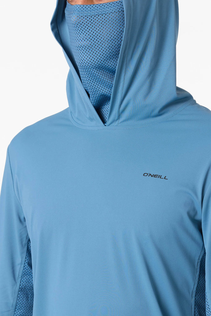 Oneill Mens Shirt TRVLR UPF Elevated Hooded Long Sleeve Pullover