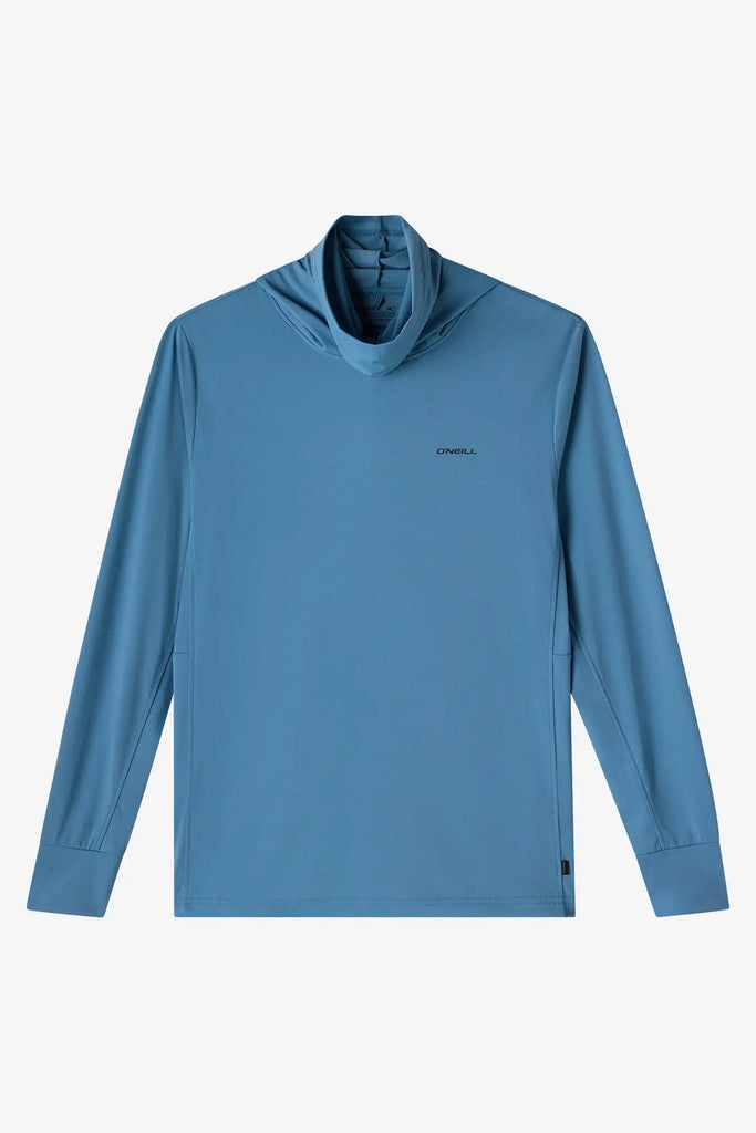 Oneill Mens Shirt TRVLR UPF Elevated Hooded Long Sleeve Pullover