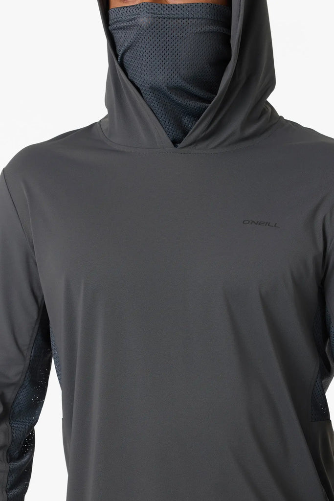 Oneill Mens Shirt TRVLR UPF Elevated Hooded Long Sleeve Pullover