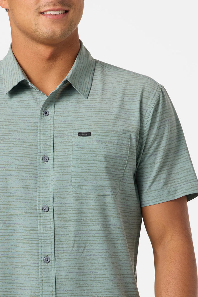 Oneill Mens Woven TRVLR UPF Traverse Stripe