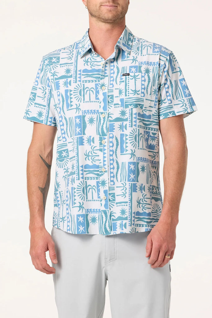 Oneill Mens Woven UPF Slub Standard