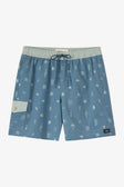 Oneill Mens Boardshorts Hermosa Retro Elastic Waist 17"