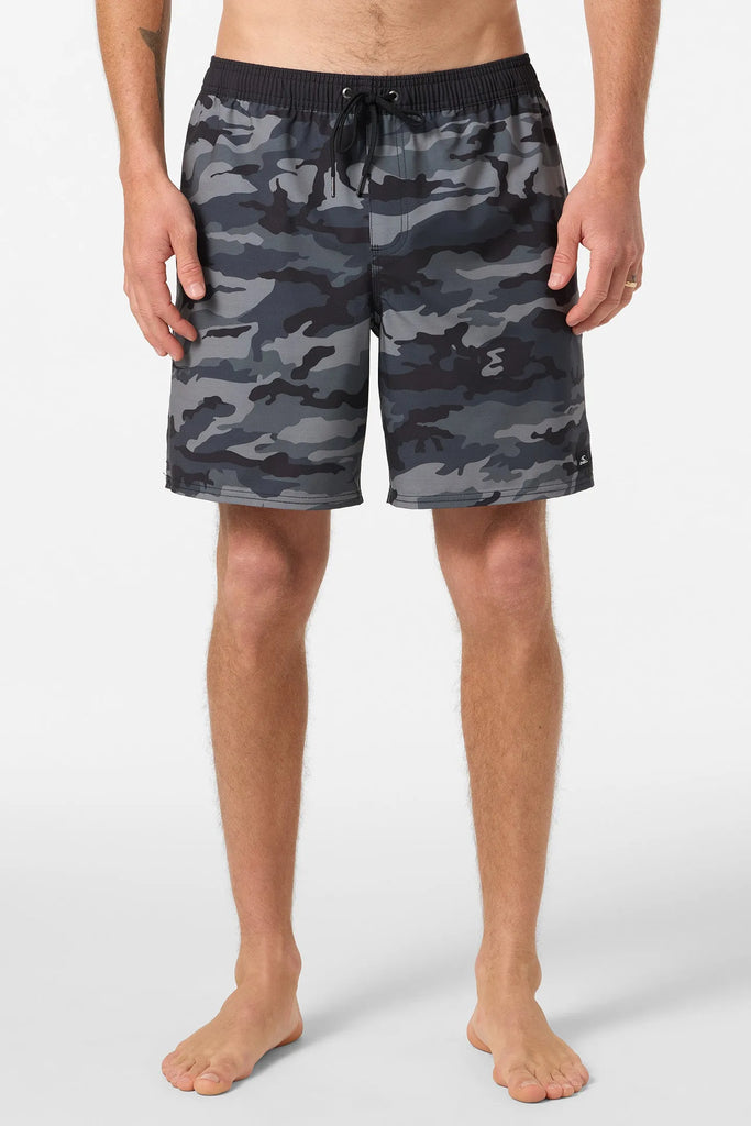 Oneill Mens Boardshorts Hermosa Elastic Waist Lined 17