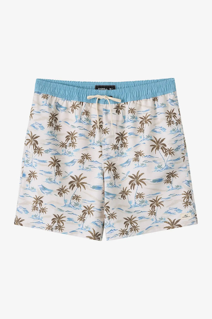 Oneill Mens Boardshorts Hermosa Elastic Waist Lined 17