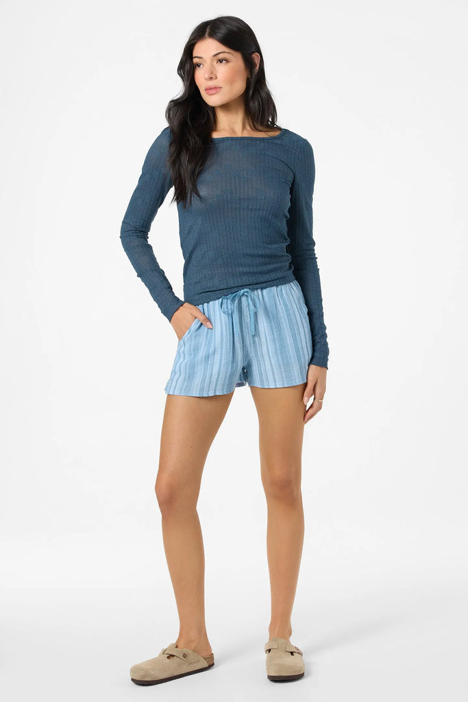 Oneill Womens Shirt Marliz Lace Long Sleeve Top