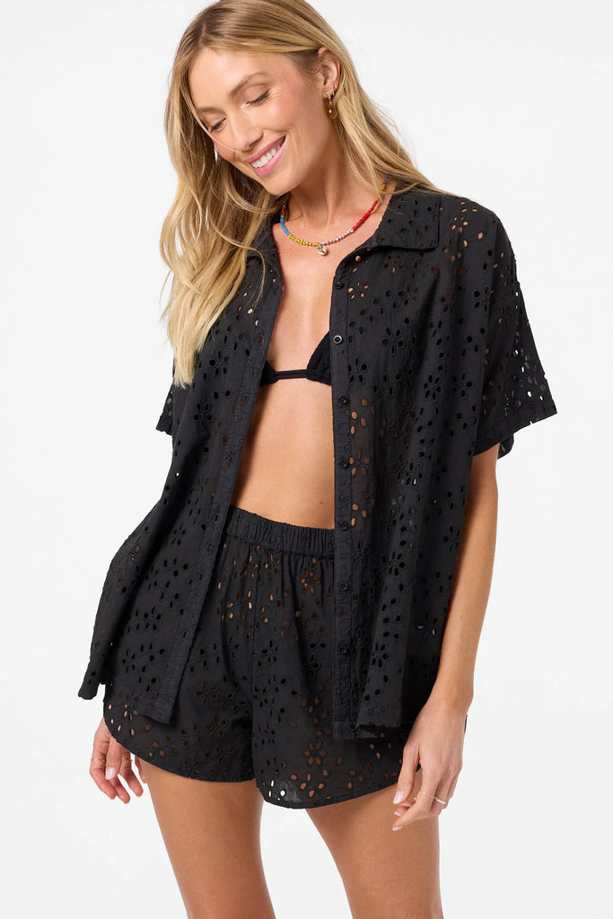 Oneill Womens Shirt Jenna Cover-Up Top