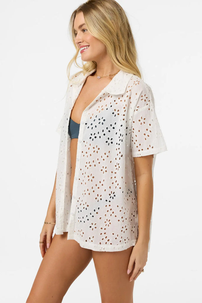 Oneill Womens Shirt Jenna Cover-Up Top