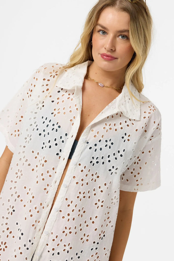Oneill Womens Shirt Jenna Cover-Up Top