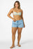 Oneill Womens Shorts Brenda Waves Stripe Beach Shorts