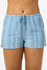 Oneill Womens Shorts Brenda Waves Stripe Beach Shorts